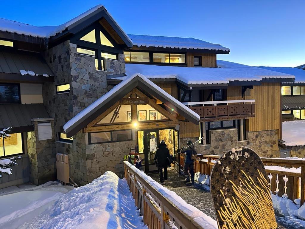Sunny Studio 25 M2 Mountain View Balcony In Alpe D Huez District Eclose Alpe d'Huez Exterior foto